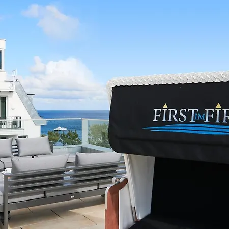 Apartmán First Im First Sellin, Penthouse Meerselig Mit Ostseeblick Und Dachterrasse Sellin (Rugen)