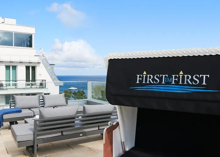 Apartmán First Im First Sellin, Penthouse Meerselig Mit Ostseeblick Und Dachterrasse Sellin (Rugen)